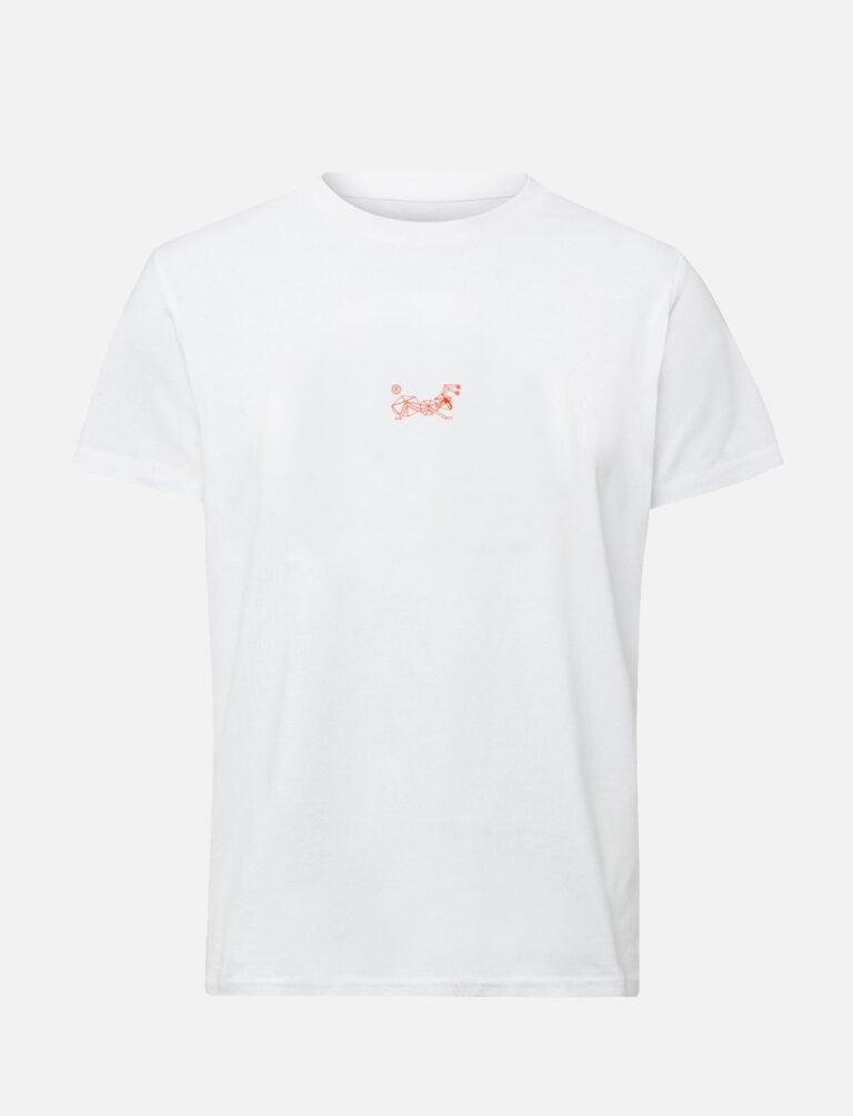 T-Shirt mit kleinem line Ant Logo 100% Heavy Baumwolle