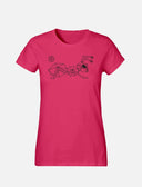 Damen T-Shirt aus 100% Soft Baumwolle mit großem Ant Logo | StrongAnt D701GL