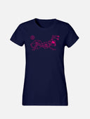 Damen T-Shirt aus 100% Soft Baumwolle mit großem Ant Logo | StrongAnt D701GL