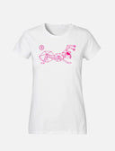 Damen T-Shirt aus 100% Soft Baumwolle mit großem Ant Logo | StrongAnt D701GL
