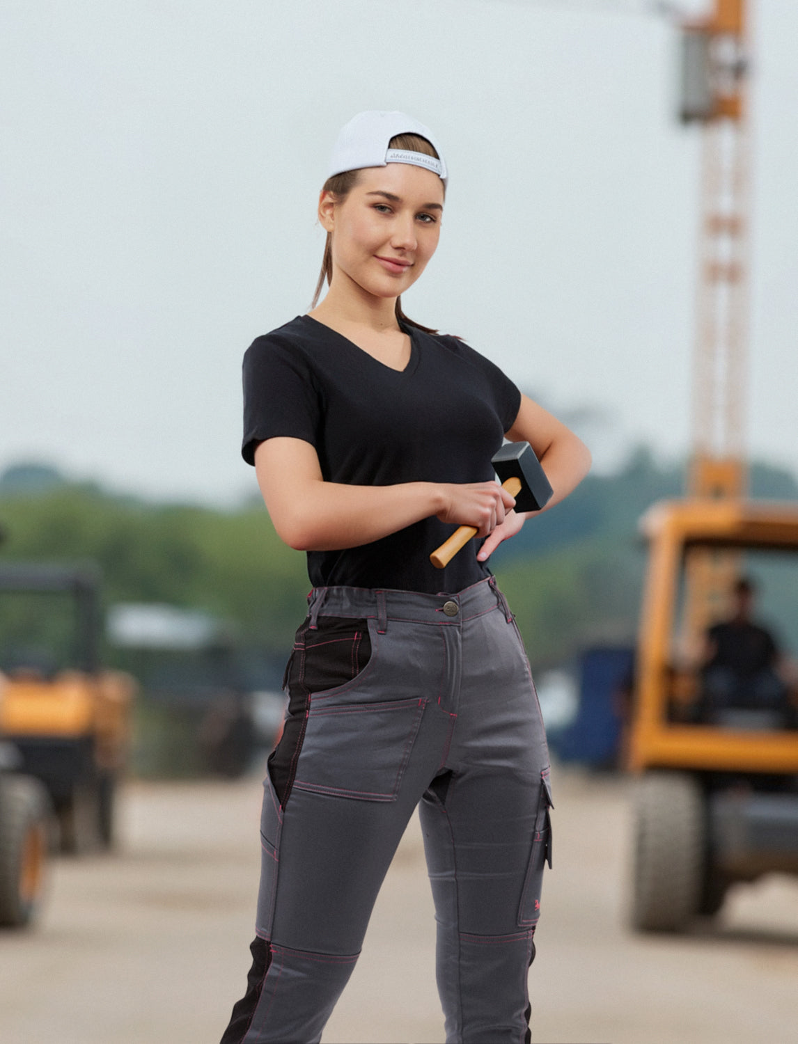 Damen Arbeitshose aus Stretch Strong Baumwolle