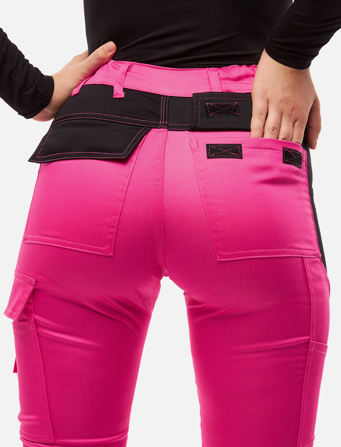 Damen Arbeitshose Еco-Stretch Sorona® – High Waist Slim Fit, robust & wasserabweisend