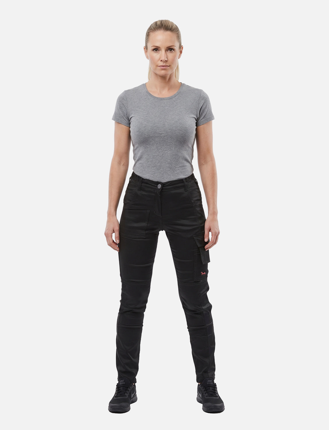 Damen Arbeitshose Еco-Stretch Sorona® – High Waist Slim Fit, robust & wasserabweisend
