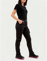 Damen Arbeitshose komplett Stretch mit Kniepolstertaschen Slim Fit