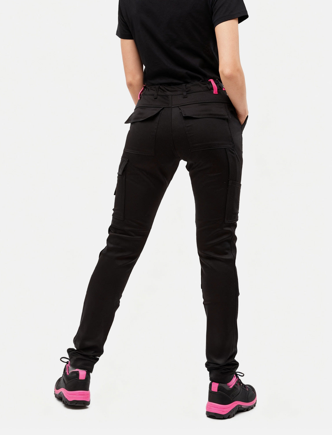 Damen Arbeitshose komplett Stretch mit Kniepolstertaschen Slim Fit