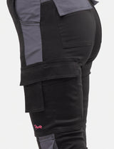 Damen Arbeitshose Еco-Stretch Sorona® – High Waist Slim Fit, robust & wasserabweisend