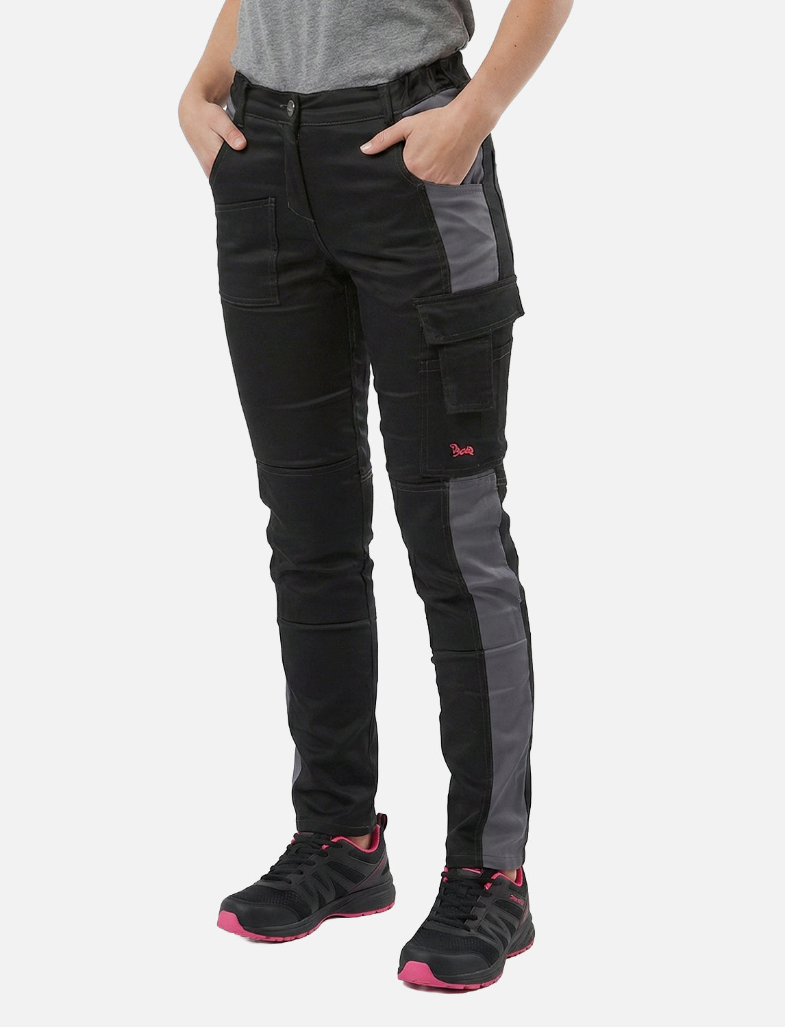 Damen Arbeitshose Еco-Stretch Sorona® – High Waist Slim Fit, robust & wasserabweisend