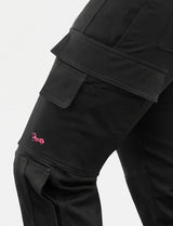 Arbeitslatzhose Damen Stretch Strong Baumwolle mit Kniepolstertaschen