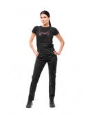 Arbeitslatzhose Damen Stretch aus Baumwolle mit Kniepolstertaschen | StrongAnt D511SCS