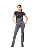 Arbeitslatzhose Damen Stretch aus Baumwolle mit Kniepolstertaschen | StrongAnt D511SCS
