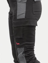 Arbeitslatzhose Damen Stretch Strong Baumwolle mit Kniepolstertaschen