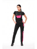 Arbeitslatzhose Damen Stretch aus Baumwolle mit Kniepolstertaschen | StrongAnt D511SCS