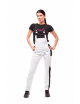 Malerlatzhose Damen Stretch aus Baumwolle mit Kniepolstertaschen | StrongAnt D510SCS