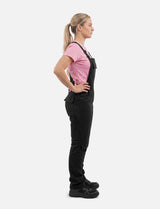 Damen Arbeitslatzhose Stretch mit Kniepolstertaschen Arbeitshose Baumwolle