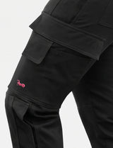 Damen Arbeitslatzhose Stretch mit Kniepolstertaschen Arbeitshose Baumwolle