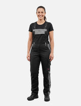 Damen Arbeitslatzhose Stretch mit Kniepolstertaschen Arbeitshose Baumwolle