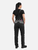 Damen Arbeitslatzhose Stretch mit Kniepolstertaschen Arbeitshose Baumwolle