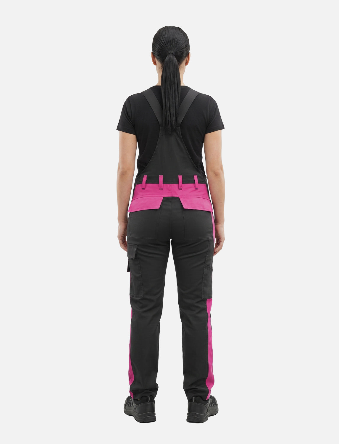 Damen Arbeitslatzhose Stretch mit Kniepolstertaschen Arbeitshose Baumwolle