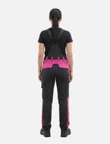 Damen Arbeitslatzhose Stretch mit Kniepolstertaschen Arbeitshose Baumwolle