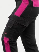 Damen Arbeitslatzhose Stretch mit Kniepolstertaschen Arbeitshose Baumwolle