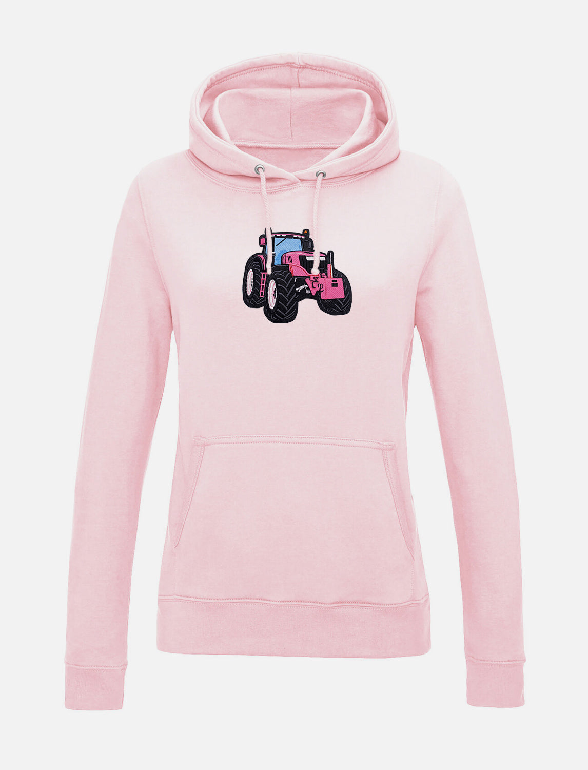 Damen-Hoodie mit Traktor-Stickerei