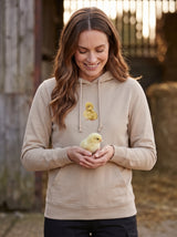 Damen-Hoodie mit Küken-Motiv