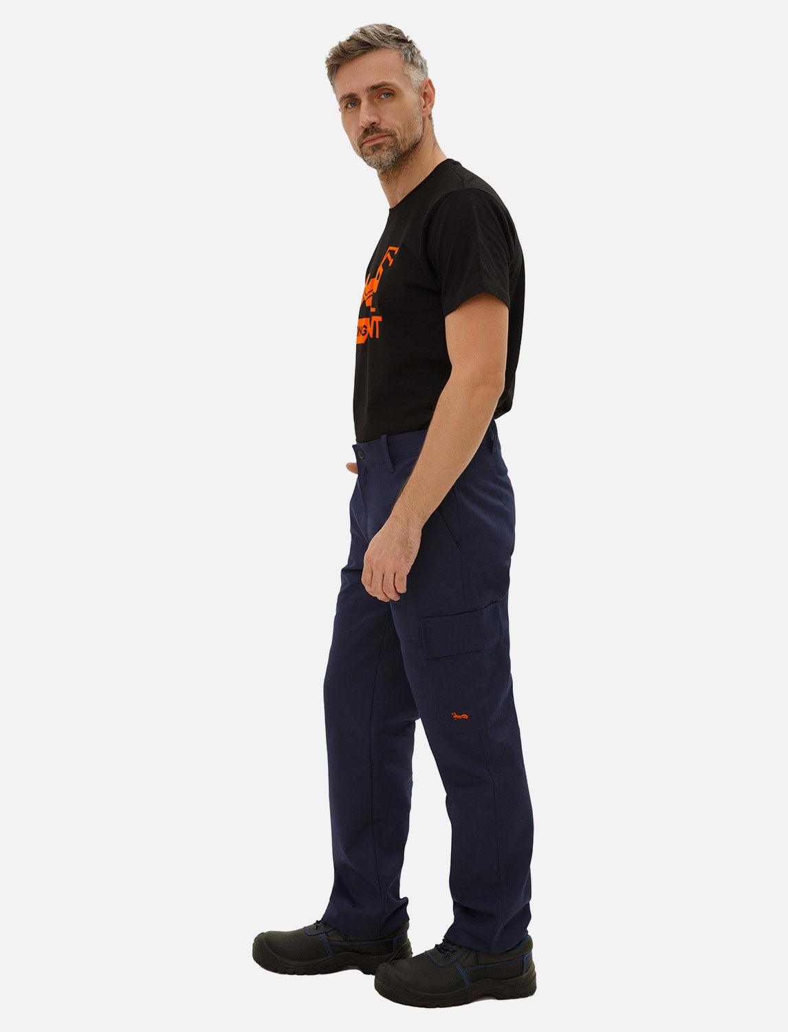 Herren Arbeitshose 100% Baumwolle (260 g/m²) Cargo Sommer Bundhose