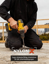 Robuste Arbeitshose Herren Nylon X