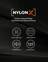 Robuste Arbeitshose Herren Nylon X