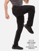 Arbeitshose Herren Stretch mit Kniepolstertaschen aus Strong Stretch Baumwolle