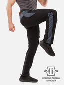 Arbeitshose Herren Stretch mit Kniepolstertaschen aus Strong Stretch Baumwolle
