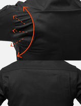easyMove Herren Kochjacke Kurzarm inkl. Kugelknöpfe Regular Fit